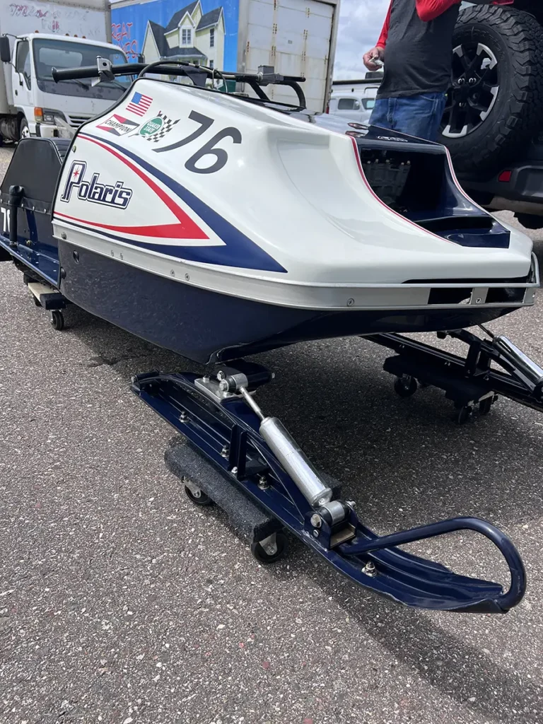 1976 440 Polaris SnoPro SKis