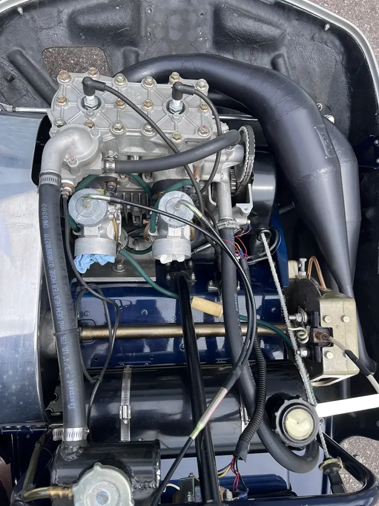 1976 Polaris 440 SnoPro Engine Bay