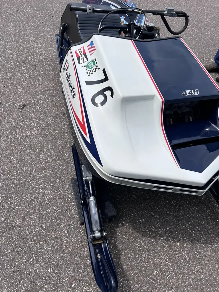1976 Polaris SnoPro hood light custom cover